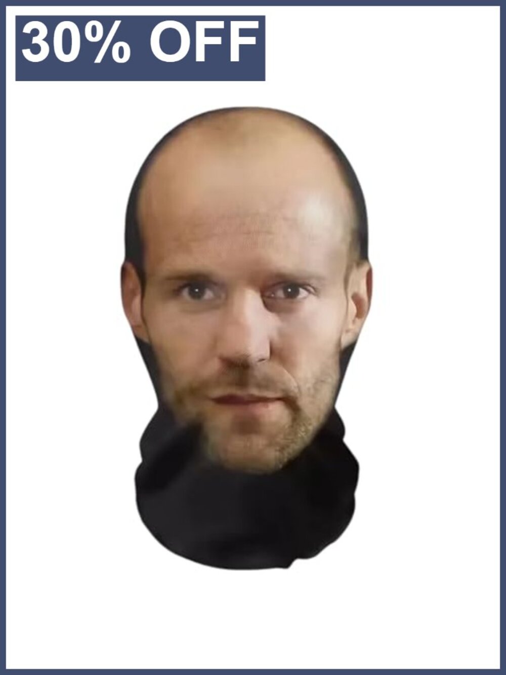 Parody Rapper Celebrity Face Mask Hooded Cosplay Halloween Costume Prop